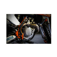 Acerbis X-grip Frame Protector Ktm Sx-sxf 250 11/15 Exc-excf 12/16 Orange
