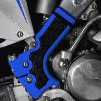 Acerbis X-grip Frame Protector Yamaha Yz-wr 125 250 06/17 Silver/blue - 2