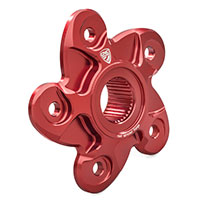 Cnc Racing Rear Sprocket Cover Red