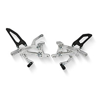 Cnc Racing Pe410 Streetfighter V4 Rearsets Silver
