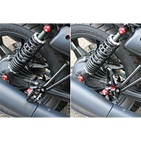Repose-pieds Cnc Racing Touring Ams Ducati Noir