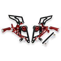 Cnc Racing Rear Sets Ducati Monster S2/4r Red