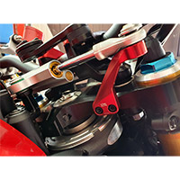 Cnc Racing Sda02 Steering Damper Bracket Red