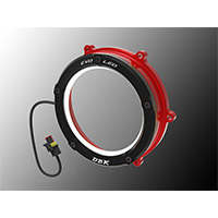 Dbk Ducati V4 Evo Led Clutch Cover Black Red