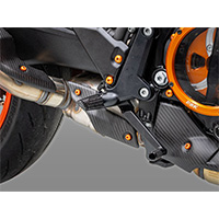 Dbk Exhaust Cover Ktm 990 Duke Carbon Matt