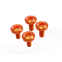 Tornillos Tapa Plástico Izquierdo Dbk KTM 990 Duke naranja