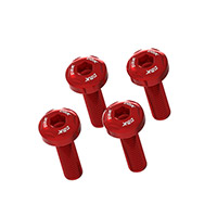 Tornillo Tapa Escape Superior Dbk HM 698 rojo