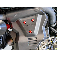 Tapa motor izquierda Dbk HM 698 rojo