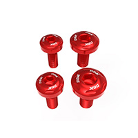 Kit de vis pour panneau de cadre Dbk HM 698 rouge