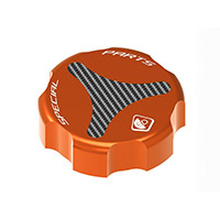 Dbk Ducati Rear Fluid Reservoir Cap Orange