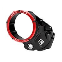Tapa de embrague Ducabike 3D EVO CCDV05 negro rojo