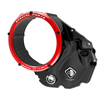 Tapa de embrague Ducabike 3D EVO CCDV06 negro rojo
