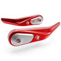 Ducabike Spm02 Handguards Protection Red Silver
