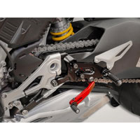 Ducabike Adjustable Rearset Ducati Streetfighter V4 Red