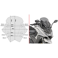 Givi D6110s Windscreen Smoked