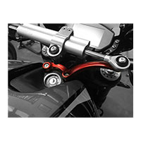 Kit de amortiguador de dirección CNC Ducati Monster 1200 R rojo