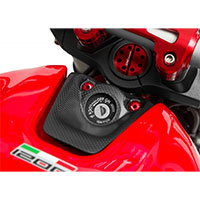 Couvercle Interrupteur D'allumage Cnc Ducati Monster 821 1200 Matt Carbone