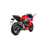 Mivv Gp Pro Steel Black Approved Slip On Cbr500 R - 3