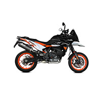 Mivv Oval Steel Black Euro 5 Slip On Ktm 890 Smt - 2