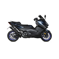 Mivv SR-1 Schwarz Kompletter Auspuff Yamaha T-MAX 560 - 2