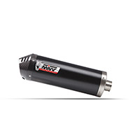 Mivv Oval Black Approved Full Exhaust T-max 560