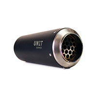 Unit Garage U150 Left Silencer Black