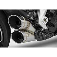 Zard Kit Full Exhaust 2>1>2 Racing Inox Ducati X-diavel