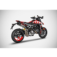 Zard Gt Steel Approved Slip Ons Hypermotard 950 - 3