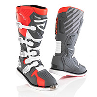 Acerbis X Race Boots Red Grey