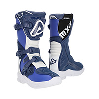 Acerbis X-team Kid Boots Blue White