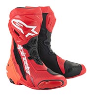 Alpinestars Supertech R Vented Boots Red Fluo