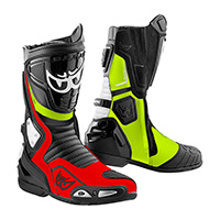 Botas Berik Donington Bicolor amarilo rojo fluo