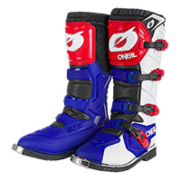 O Neal Rider Pro Boots Blue Red White