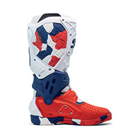 Bottes Sidi Crossair X blanc bleu rouge - 3