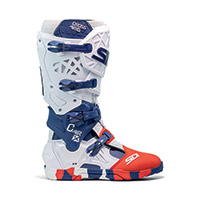 Botas Sidi Crossair X blanco azul rojo - 2