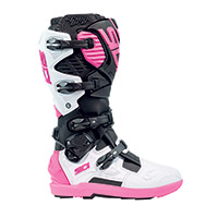 Botas Sidi Crossfire 3 SRS negro blanco rosa - 2