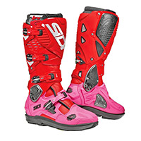 Bottes Sidi Crossfire 3 Srs Limited Edition Rouge Rose