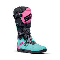 Sidi X Power SC Stiefel weiß schwarz rosa