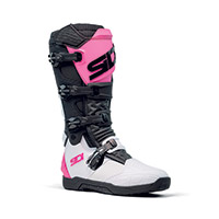 Sidi X Power SC Stiefel weiß schwarz rosa