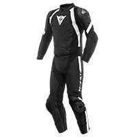 Dainese Avro 4 2pcs Leather Suit Black Red