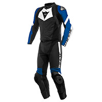 Dainese Avro 4 2pcs Leather Suit White Blue