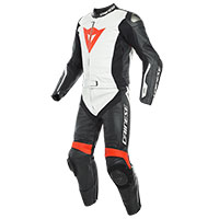 Dainese Avro D-air 2pcs Suit White Red