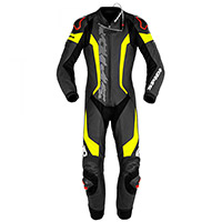 Spidi Laser Pro Perforated Suit Black Fluo Yellow