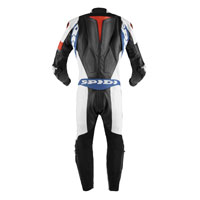 Spidi Race Warrior Perforated Leather Suit Red Blue - 3