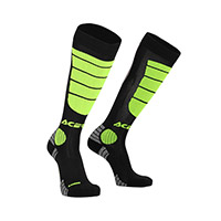 Calcetines Acerbis Mx Impact negro amarillo