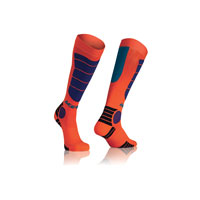 Acerbis Mx Impact Junior Orange Blue Socks