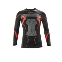 Ropa interior de jersey Acerbis X-Body Winter negro rojo