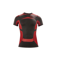 T-shirt Acerbis X-body Summer Noir Rouge