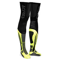 Acerbis X-leg Pro Socks Black Yellow