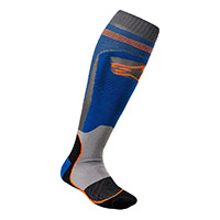 Alpinestars Mx Plus 1 Socks Blue Orange